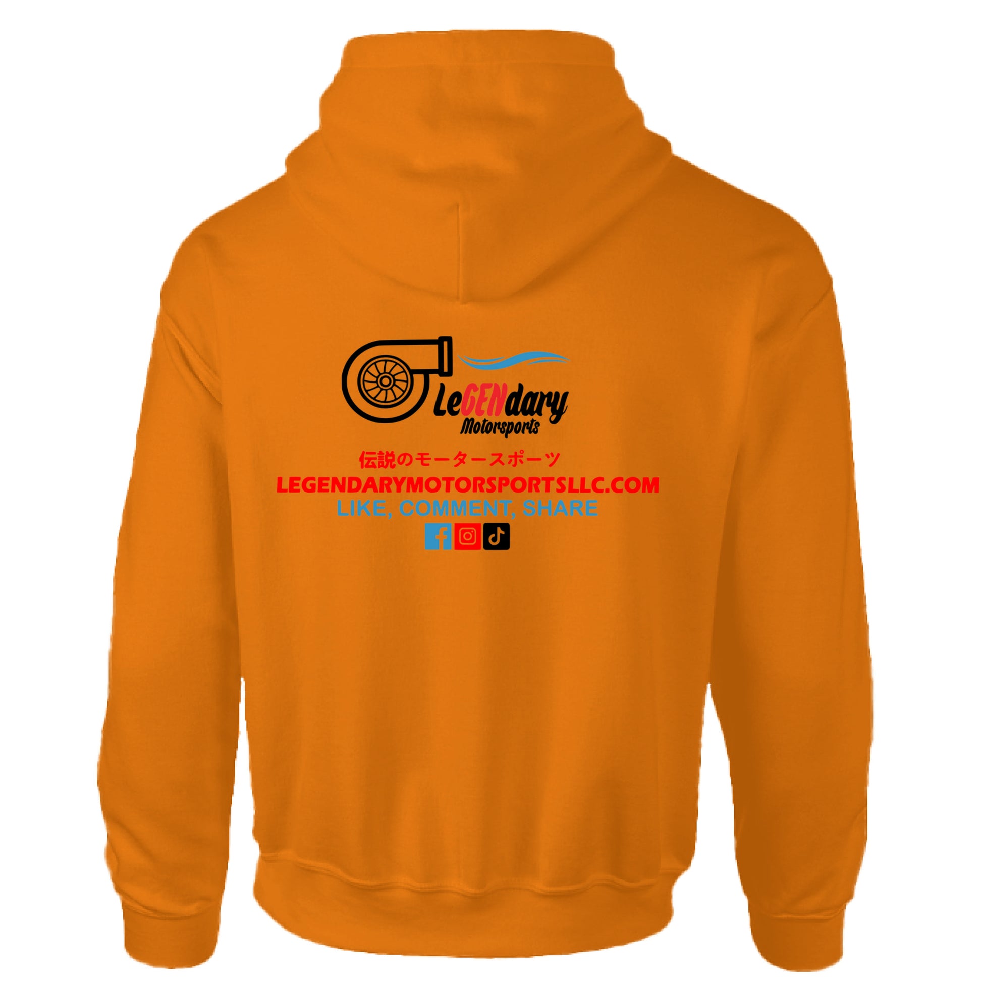 SAFETY ORANGE - BACK